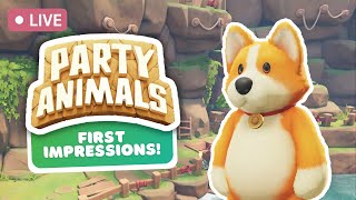 🔴 Party Animals is a Cute & Chaotic Party Game! 🎉