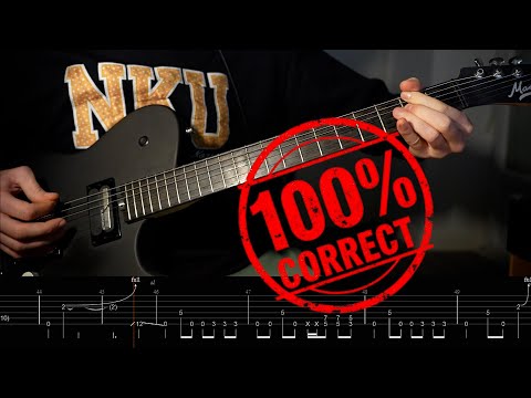 MUSE - Supermassive Black Hole (Live) - 100% Accurate Guitar Tab & Tutorial