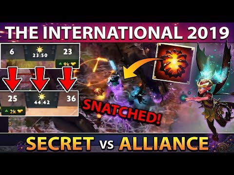 SECRET vs ALLIANCE - WTF FIRST TI9 Megacreeps Comeback The International 2019 Dota 2