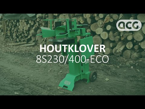 Houtklover 8S230/400-ECO | ACG® Houtklovers #holzspalter #acg #houtklover #eco #kliever