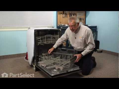 Dishwasher Repair- Replacing the Lower Dishrack Wheel (Whirlpool Part # 8268713)