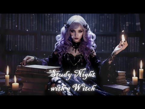Study Night with a Witch ♫ 3 Hour Night Music 2025
