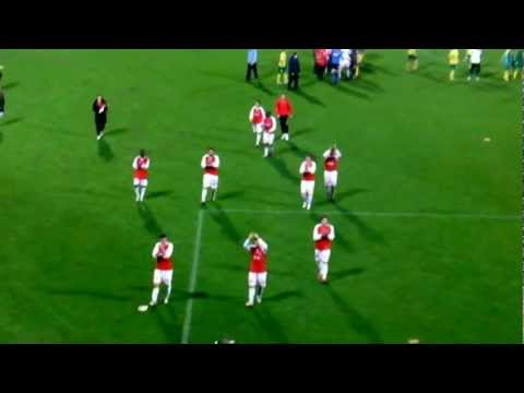 Fortuna Sittard - MVV Maastricht 01.04.11 (walk to fans)