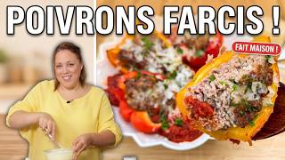 Le secret pour des Poivrons Farcis ultra fondants et inratables !