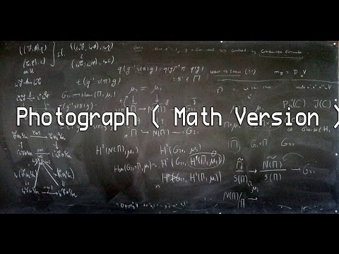 Photograph ( Math Version )