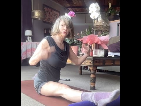 Stretching for fun! Daily stretching really helps!