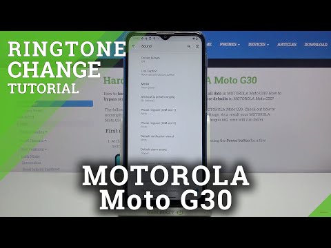 How to Change Ringtone in Motorola Moto G30 – Adjust Sound of Incoming Calls and Messages