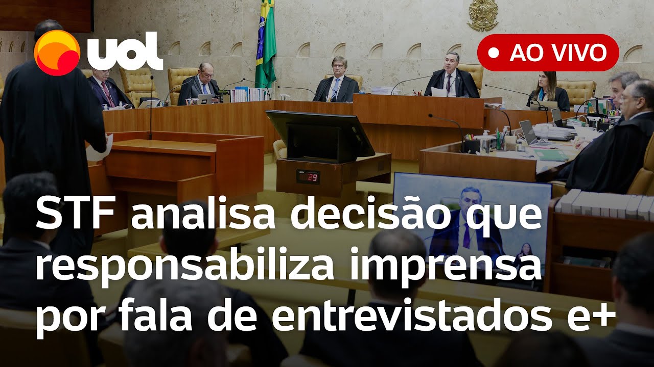 STF julga recursos sobre responsabilidade da imprensa, quebra de sigilo de dados na internet e mais