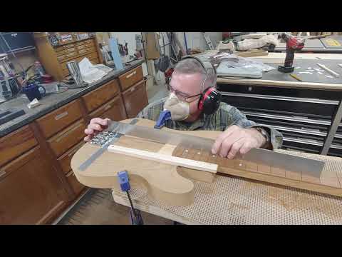Traditional P style bass build Part 2
