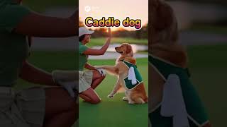 Caddie dog　キャデー犬　 #ai
