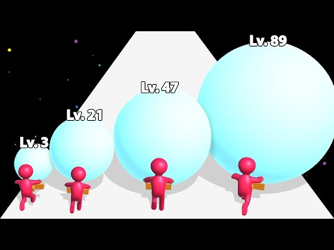 Snow Ball Run 3D - Level Up Balls (ASMR, All Levels)