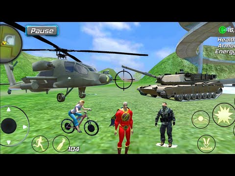 Amazing Power Hero Gangster Vegas Crime City Simulator #1 - Android Gameplay