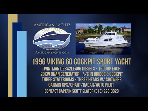 Viking 60 Cockpit Sport Yacht video