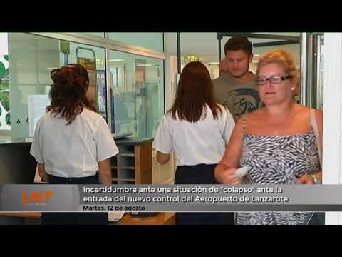 Incertidumbre ante una situación de "colapso"  en el nuevo control del Aeropuerto de Lanzarote