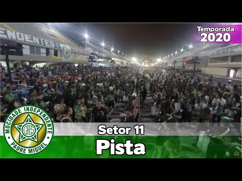 Mocidade 2020 - Bateria no setor 11 - Pista - #S1120
