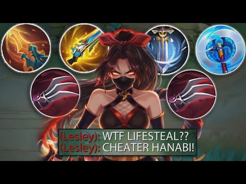 GLOBAL HANABI NEW ABNORMAL BURST CRIT DAMAGE BUILD!🔥 (must try) HANABI BEST 1 HIT BUILD 2025!!