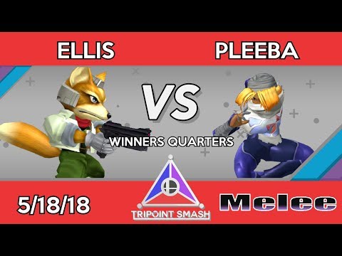 Ellis(Fox) vs Pleeba(Sheik) - Tripoint Smash #12 Winner's Quarters