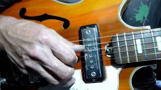Video thumbnail for Teisco EP-8T Acoustic Guitar Japan Vintage 1960's by littledan0408