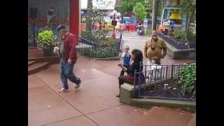 Betsy Q Are We there Yet music video at Kings Dominion