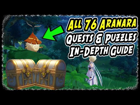 All 76 Aranara Quests & Puzzle Solution Guide Genshin Impact (All Aranara Locations)