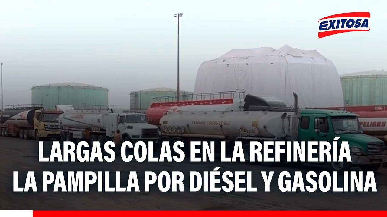 🔴🔵 Ventanilla: Largas colas en la refinería La Pampilla por diésel y gasolina