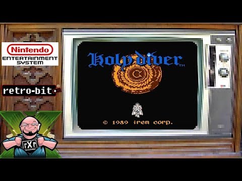 LIVESTREAM! Retro-Bit and IREM's Holy Diver For the NES Played on an HDMI-Modded Top Loader NES