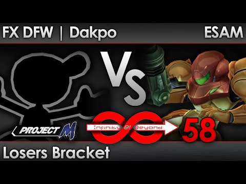 IaB! 58 PM - FX DFW | Dakpo (GnW) vs ESAM (Samus, Pikachu) - Losers Bracket