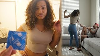 USED CONDOM PRANK GONE VIOLENT!!! JASMINE ALMOST KILLED ME!! (MUST WATCH)