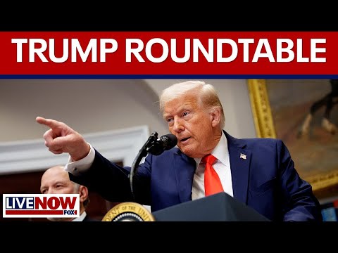 Video | President Trump attends business roundtable event