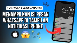 Download lagu How to Enable Whatsapp Notification Preview on iPhone mp3