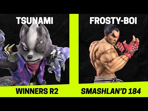 SmashLAN'd 184 Winners R2 - Tsunami (Wolf) vs Frosty-boi (Kazuya) - SSBU Tournament