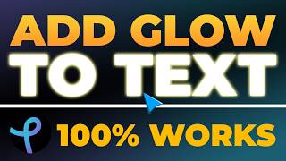How To Add Glow To Text in Pixlr (FAST & EASY) | 100% WORKS | NO Yapping, To The Point!