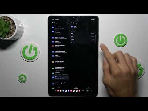 Samsung Galaxy Tab S6 Lite - How to Clear App Cache and Data | Manage App Cache and Data
