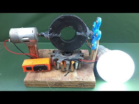 100% Real Free Energy Generator Fan Motor Using DC Motor 12V With Magnet - Experiment Electric