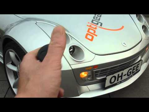 optilug "S" bonnet popper smart roadster