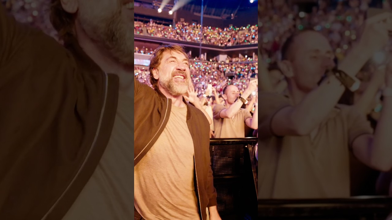 JAVIER BARDEM bailando el tema ‘Dai Dai’ en el CONCIERTO de SHAKIRA #shorts