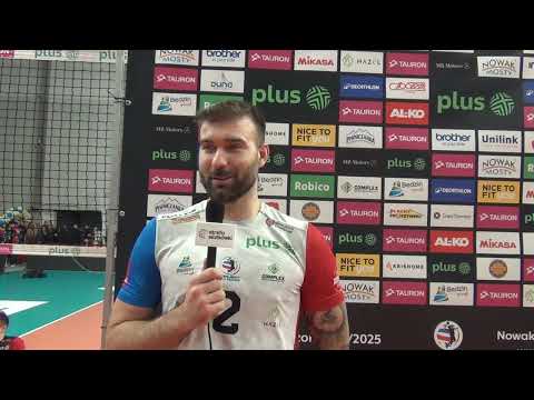 PATRYK SZWARADZKI Z DEKLARCJĄ PRZED MECZEM W NYSIE #PATRYKSZWARADZKI #MKSBĘDZIN #PLUSLIGA