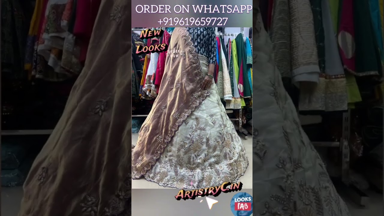 Wedding Heavy Tissue Silk Lehenga Under 6k for Bride? Get Katrina Kaif Look! Call +919619659727