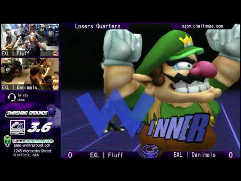 SG at GU 14-5.3 LQF - EXL | Fluff (Sheik) vs. EXL | Danimals (Wario)