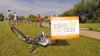 preview picture of video 'Bike to Work Day in Fort Collins Colorado'