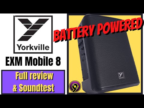 Yorkville EXM Mobile 8 In-depth review/Is this the best battery powered speaker?/Gear reviews