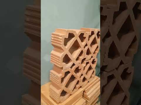 Terracotta Jali Brick, 8*8*3