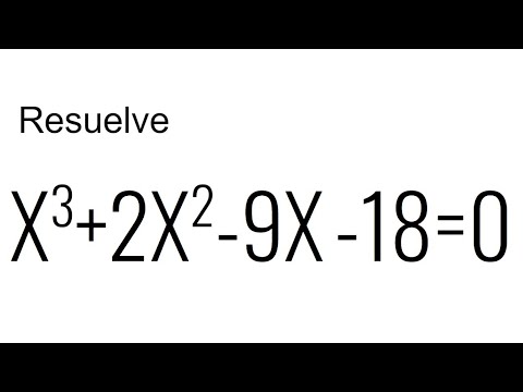 RESOLUCIÓN DE LA ECUACIÓN CÚBICA O DE TERCER GRADO. Matemáticas Básicas