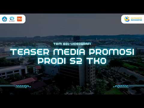 Proyek desain grafis media promosi prodi S2 TKO