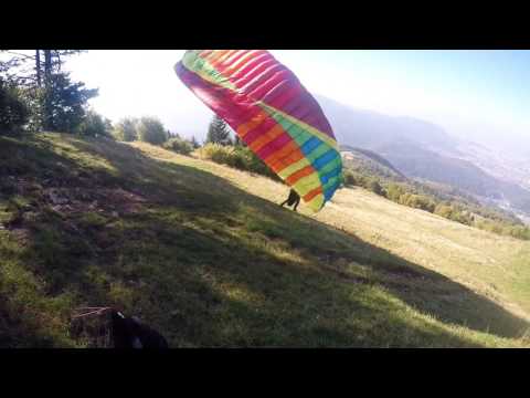Paragliding Crash at Bunloc, Romania