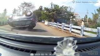 Hyundai Venue - (Live Accident) Dashcam footage
