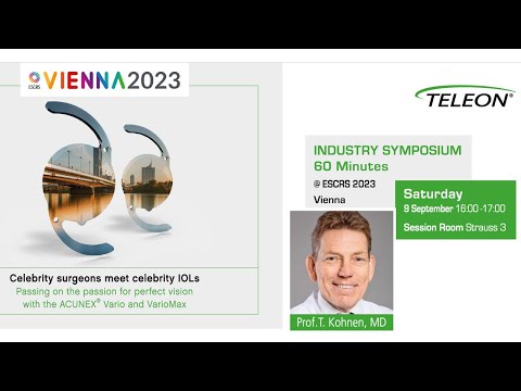 Exclusive Interview for ESCRS 2023: Discover Ophthalmic Excellence with Professor Thomas Kohnen