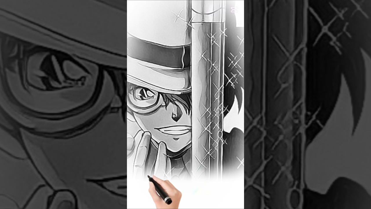 キッドの描き方。　#shorts #名探偵コナン