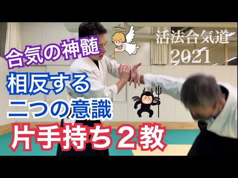 AIKIDO【片手持ち二教】相反する感情をもって技を極める