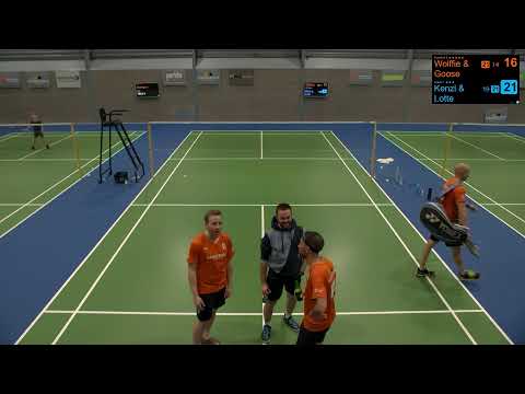 BC Duinwijck 5 - BC Asterix 1, baan 2 (2e divisie, afdeling 2, badminton, 12-10-2024)